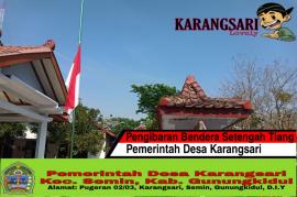 PENGIBARAN BENDERA SETENGAH TIANG